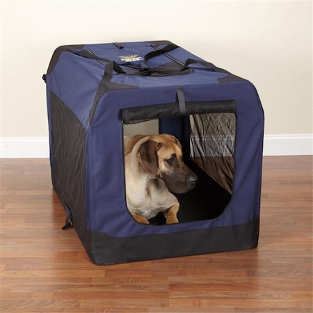 Pet Pals Pet Pals ZA411 36 Guardian Gear Soft Crate Med Royal Blue S ZA411 36